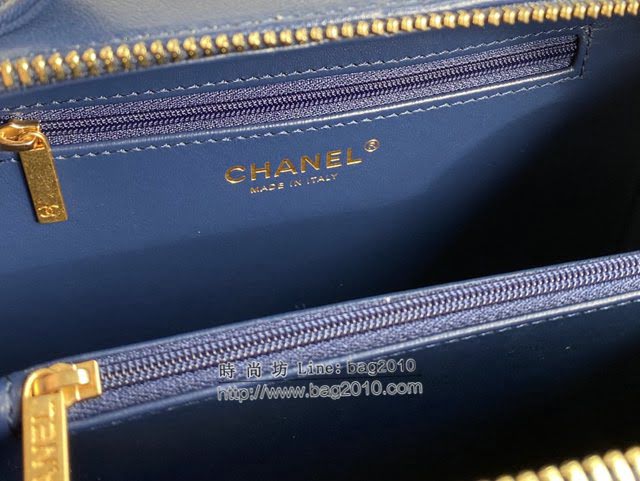Chanel女包 香奈兒專櫃最新款手提肩背大號化妝包 Chanel化妝盒子包 AS93343  djc4349